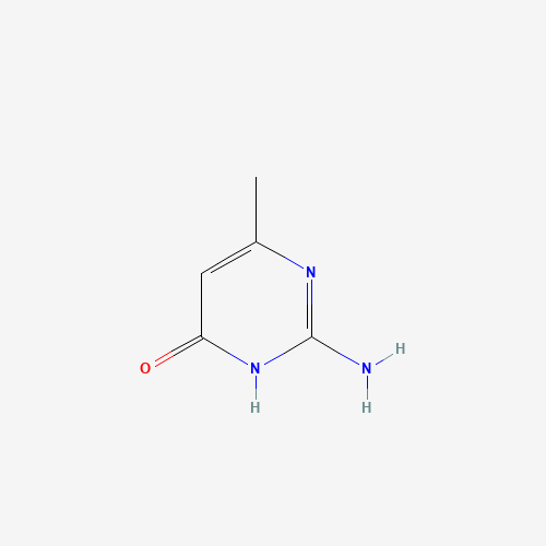 2-Amino-4-hydroxy-6-methylpyrimidine molecular structure
