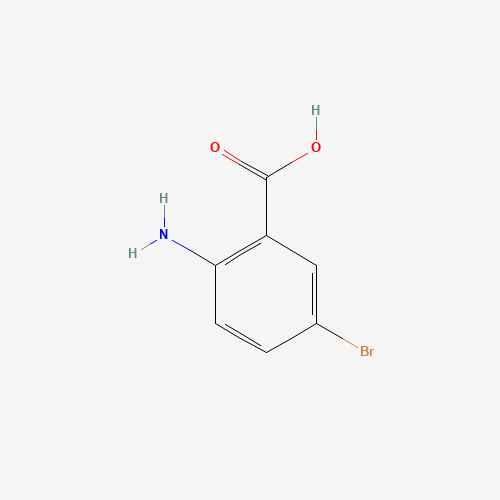 2-Amino-5-bromobenzoic acid molecular structure