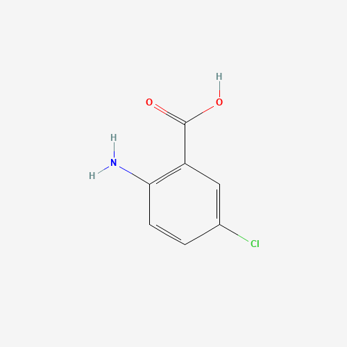 2-Amino-5-chlorobenzoic acid molecular structure
