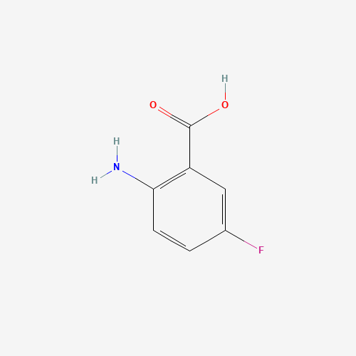 2-Amino-5-fluorobenzoic acid molecular structure