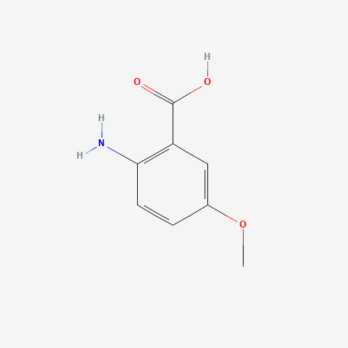 2-Amino-5-methoxybenzoic acid molecular structure