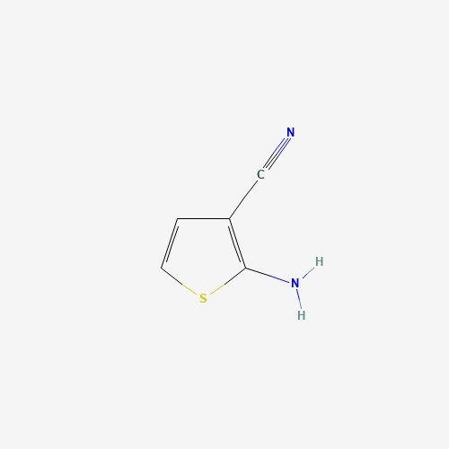 2-Aminothiophene-3-carbonitrile molecular structure