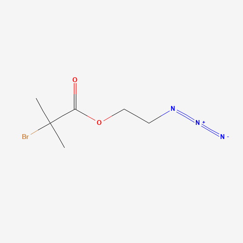 2-Azidoethyl 2-bromoisobutyrate molecular structure