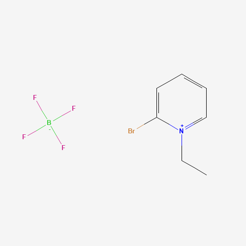 2-Bromo-1-ethyl-pyridinium tetrafluoroborate molecular structure
