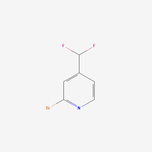 2-Bromo-4-(difluoromethyl)pyridine molecular structure