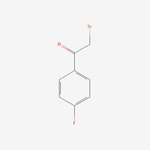 2-Bromo-4′-fluoroacetophenone molecular structure