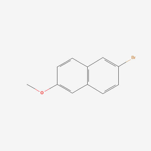 2-Bromo-6-methoxynaphthalene molecular structure