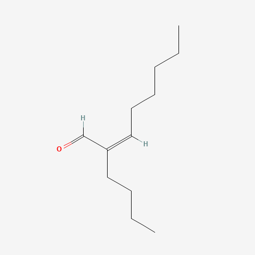 2-Butyl-2-octenal molecular structure