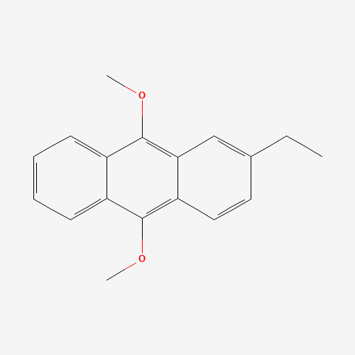 2-Ethyl-9,10-dimethoxyanthracene molecular structure