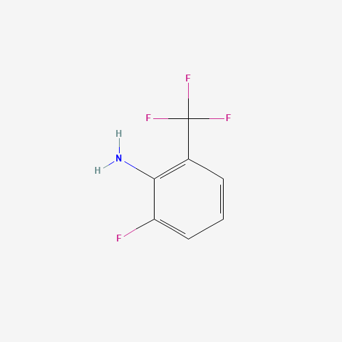 2-Fluoro-6-(trifluoromethyl)aniline molecular structure