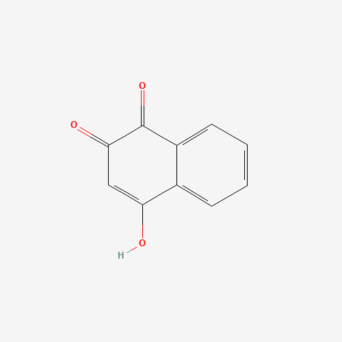 2-Hydroxy-1,4-naphthoquinone molecular structure