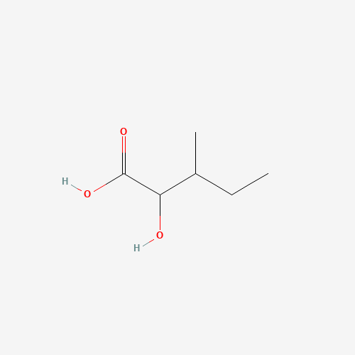 2-Hydroxy-3-methylvaleric acid molecular structure