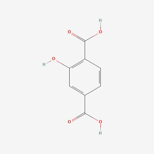 2-Hydroxyterephthalic acid molecular structure