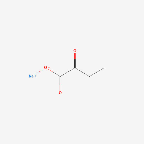 2-Ketobutyric acid-4-13C sodium salt hydrate molecular structure