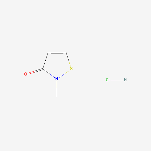 2-Methyl-4-isothiazolin-3-one hydrochloride molecular structure