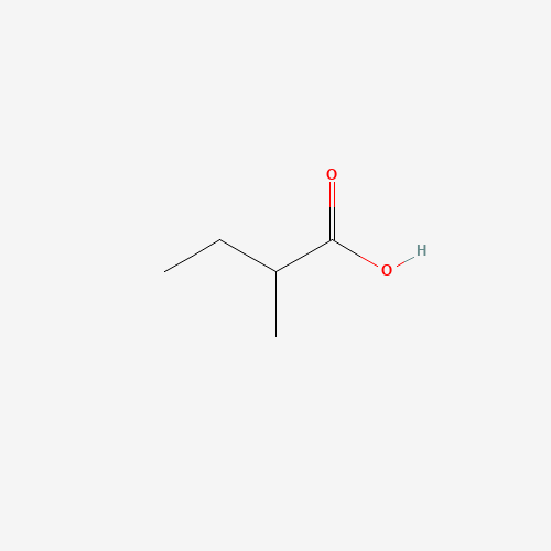 2-Methylbutyric acid molecular structure