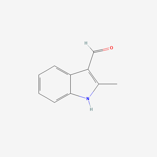 2-Methylindole-3-carboxaldehyde molecular structure