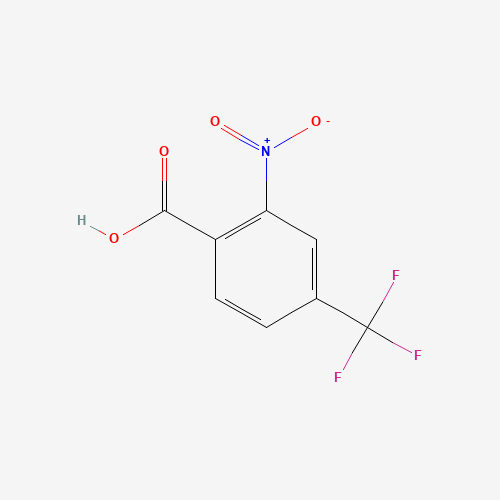 2-Nitro-4-(trifluoromethyl)benzoic acid molecular structure