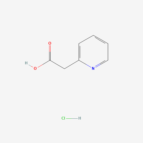 2-Pyridylacetic acid hydrochloride molecular structure