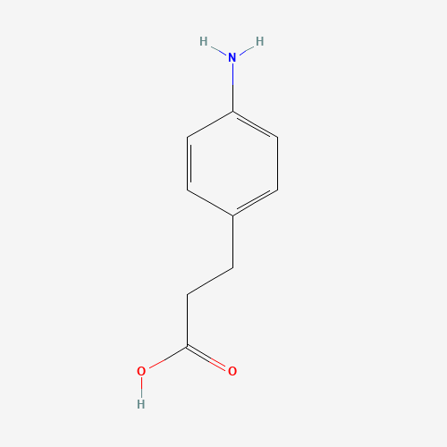3-(4-Aminophenyl)propionic acid molecular structure