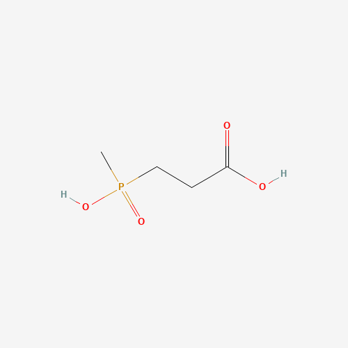 3-(Methylphosphinico)propionic acid molecular structure