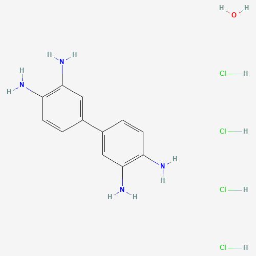 3,3′-Diaminobenzidine tetrahydrochloride hydrate molecular structure