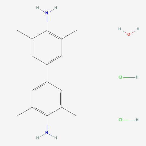 3,3′,5,5′-Tetramethylbenzidine dihydrochloride hydrate molecular structure