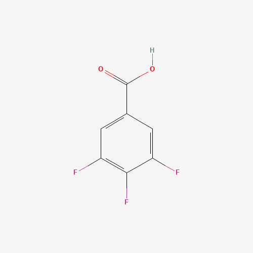 3,4,5-Trifluorobenzoic acid molecular structure