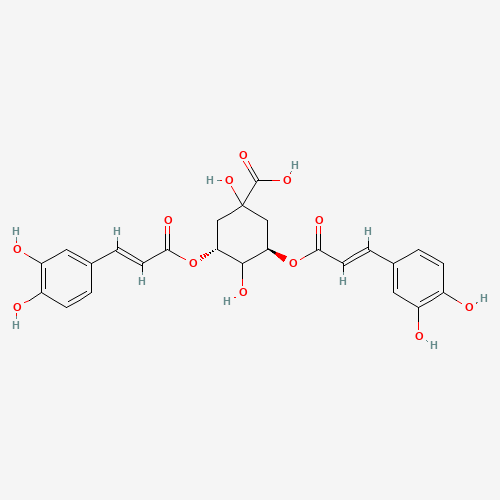 3,5-Dicaffeoylquinic acid molecular structure