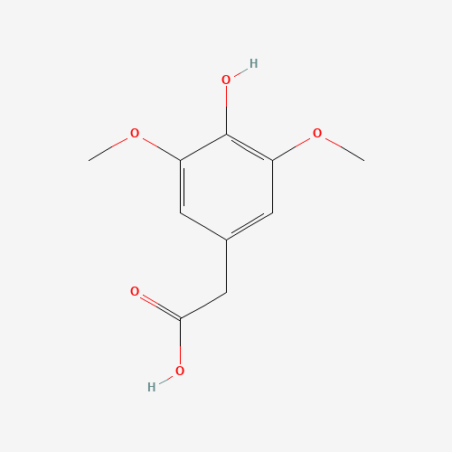 3,5-Dimethoxy-4-hydroxyphenylacetic acid molecular structure