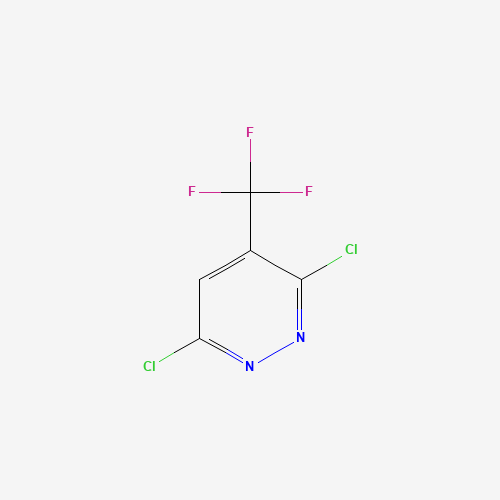 3,6-Dichloro-4-(trifluoromethyl)pyridazine molecular structure