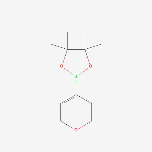 3,6-Dihydro-2H-pyran-4-boronic acid pinacol ester molecular structure