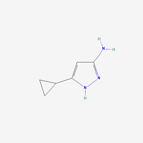 3-Amino-5-cyclopropyl-1H-pyrazole molecular structure