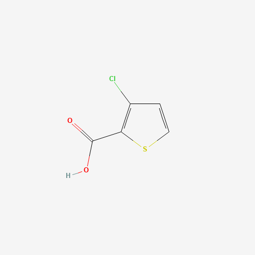 3-Chlorothiophene-2-carboxylic acid molecular structure