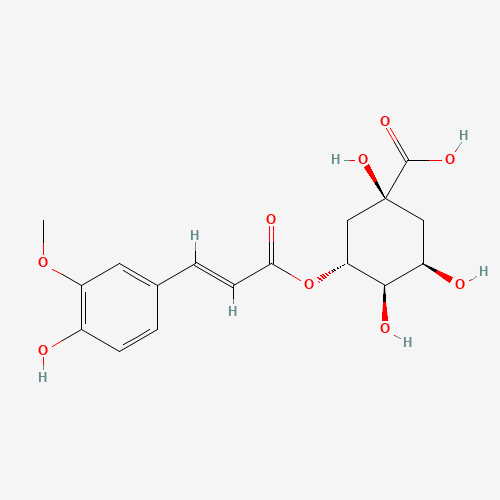 3-Feruloylquinic acid molecular structure