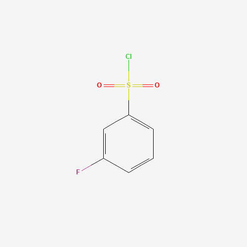 3-Fluorobenzenesulfonyl chloride molecular structure