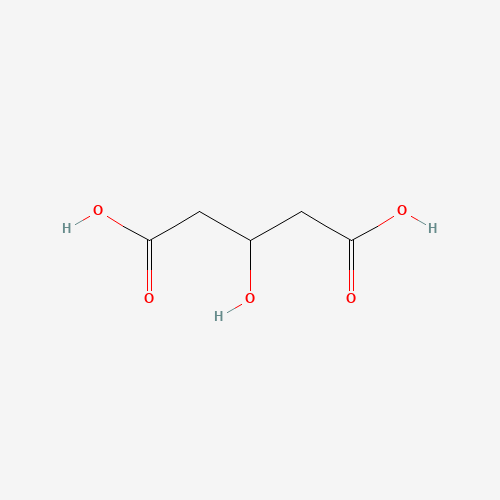 3-Hydroxyglutaric acid molecular structure