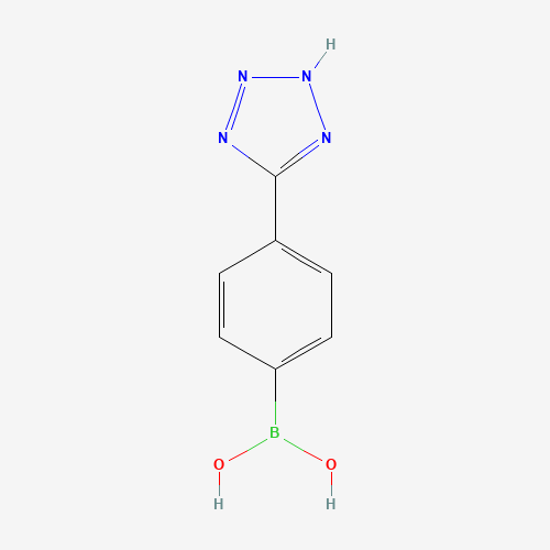 4-(1HTetrazol-5-yl)phenylboronic acid molecular structure