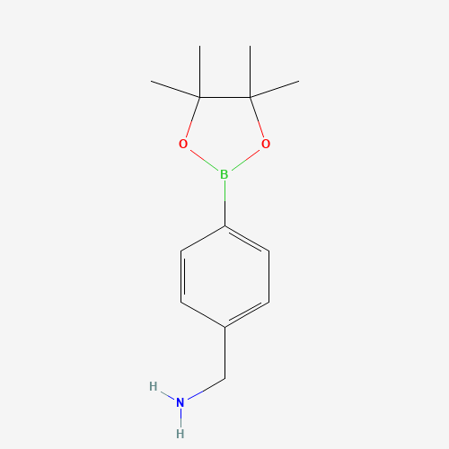 4-(Aminomethyl)phenylboronic acid pinacol ester hydrochloride molecular structure