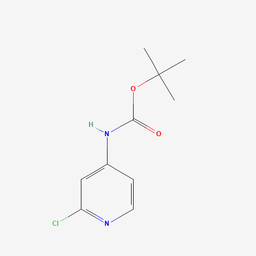 4-(Boc-amino)-2-chloropyridine-3-carboxylic acid molecular structure