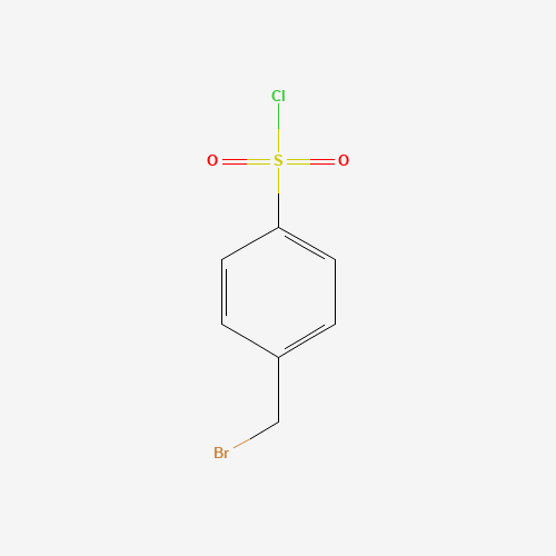 4-(Bromomethyl)benzenesulfonyl chloride molecular structure