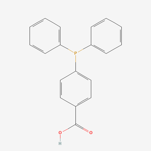 4-(Diphenylphosphino)benzoic acid molecular structure