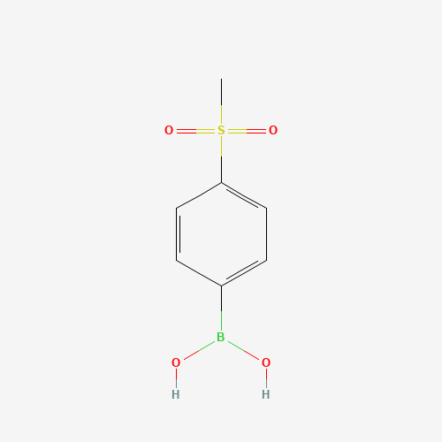 4-(Methanesulfonyl)phenylboronic acid molecular structure