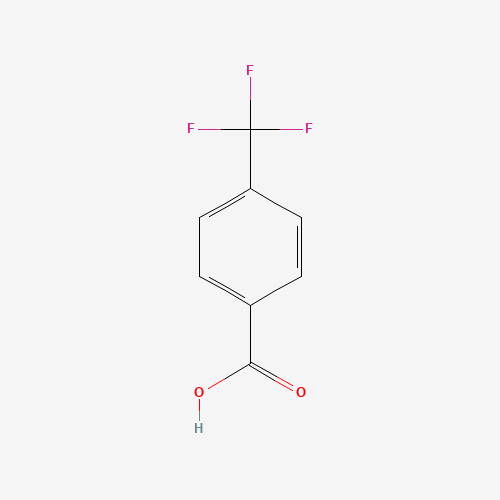 4-(Trifluoromethyl)benzoic acid molecular structure