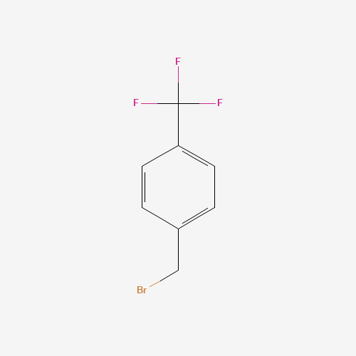 4-(Trifluoromethyl)benzyl bromide molecular structure