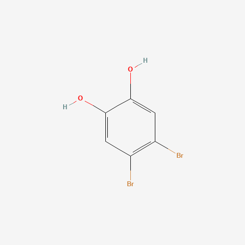 4,5-Dibromobenzene-1,2-diol molecular structure