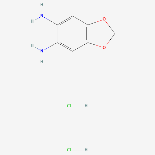 4,5-Methylenedioxy-1,2-phenylenediamine dihydrochloride molecular structure