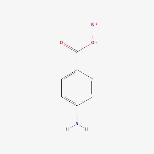 4-Aminobenzoic acid potassium salt molecular structure