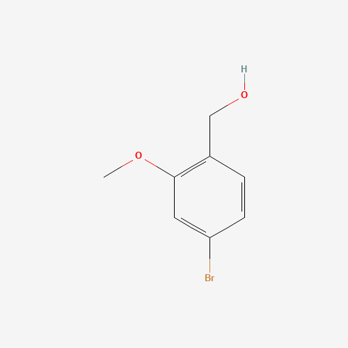 4-Bromo-2-methoxybenzyl alcohol molecular structure