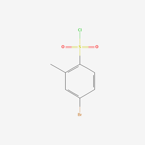 4-Bromo-2-methylbenzenesulfonyl chloride molecular structure